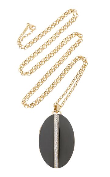 Monica Rich Kosann 18k Gold And Diamond Necklace