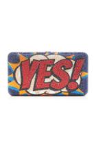 Judith Leiber Couture Yes No Clutch