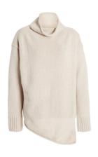 Moda Operandi Deveaux Ensley Oversized Asymmetric Wool-cashmere Funnel Neck Sweater