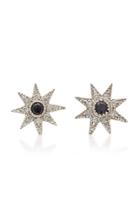 Colette Jewelry Glow Star 18k White Gold Stud Earrings