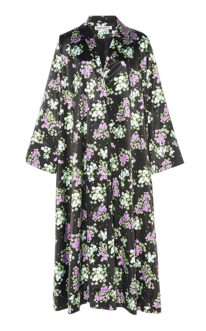 Bernadette Antwerp Sofia Floral-print Satin Jacket