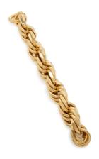 Bottega Veneta Gold-plated Silver Woven Rope Bracelet