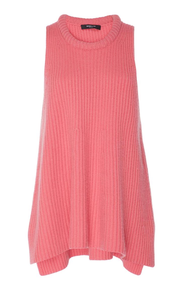 Derek Lam Rib Knit A-line Cashmere Tank Top