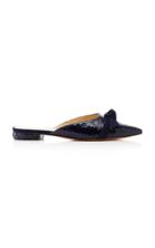Alexandre Birman Daisy Python Flat Mules