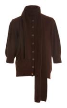 Bytimo Tie-neck Wool-blend Cardigan