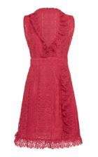 Anna Sui Floral Lace Mini Dress
