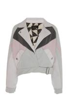 Isabel Marant Saxen Colorblocked Cotton Jacket
