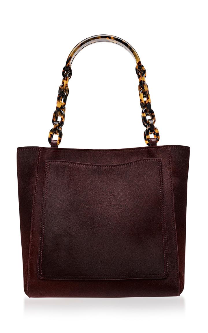 Edie Parker Mini Tote In Hair Calf