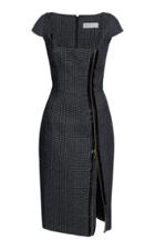 Ralph & Russo Rubberized Slit Dress