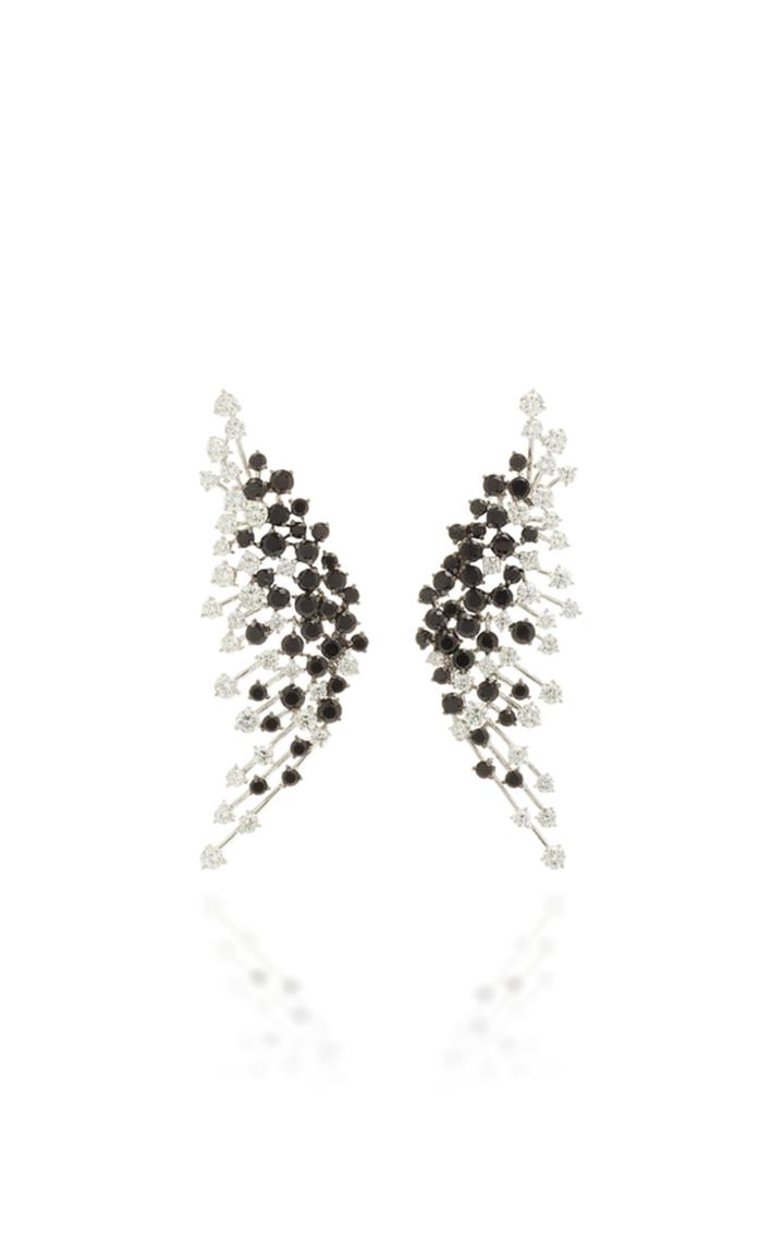 Hueb Luminus Black And White Diamond Earrings