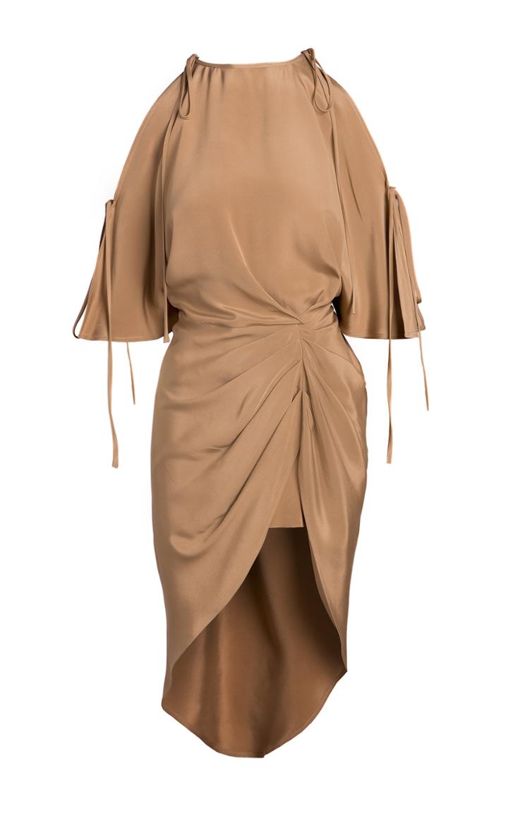 Moda Operandi Unttld Silk Nudo Dress