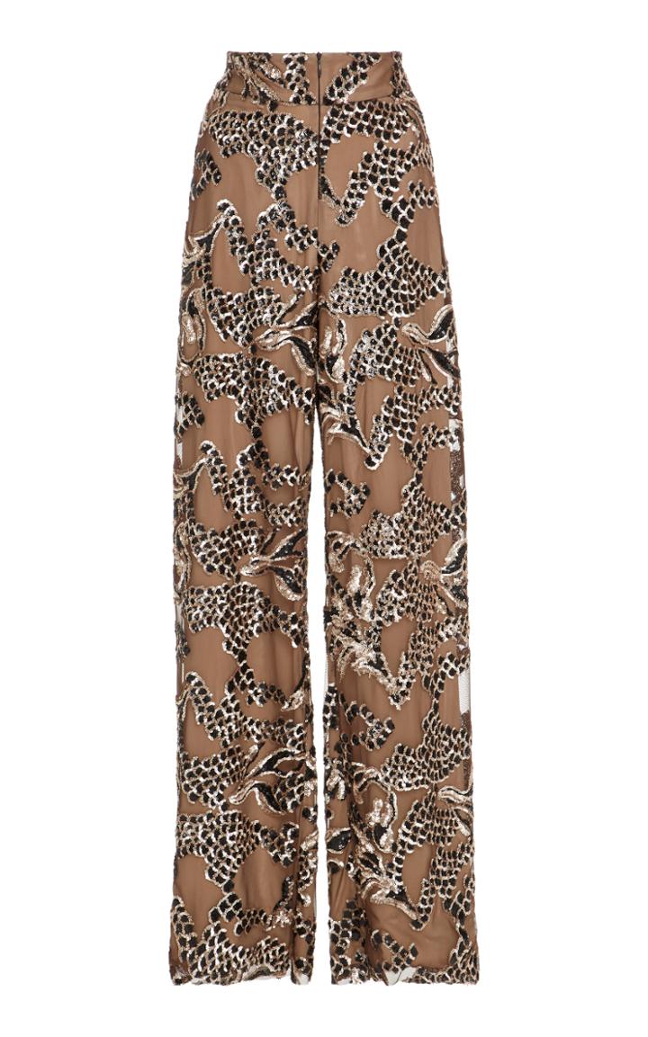Alena Akhmadullina Sequin Embroidered Wide Trousers