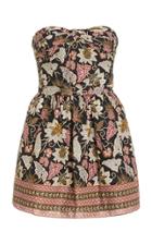 Alexis Malena Printed Cotton Mini Dress