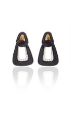 David Webb Double Hoop Earring