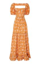 Markarian Chakrani Tiered Silk Jacquard Gown