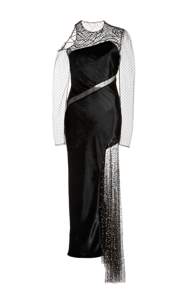 Jason Wu Velvet And Lace Dress