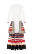 Alexis Mabille Tiered Poplin Tunic Dress