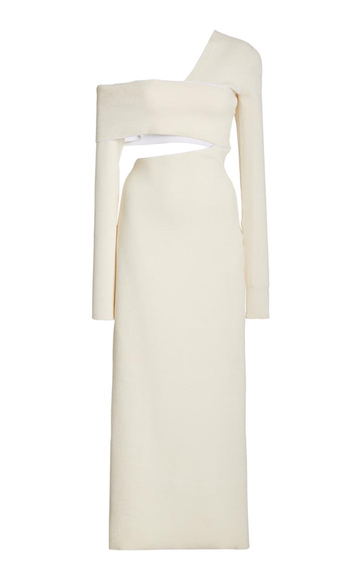 Moda Operandi Proenza Schouler Bandage Knit One-shoulder Maxi Dress