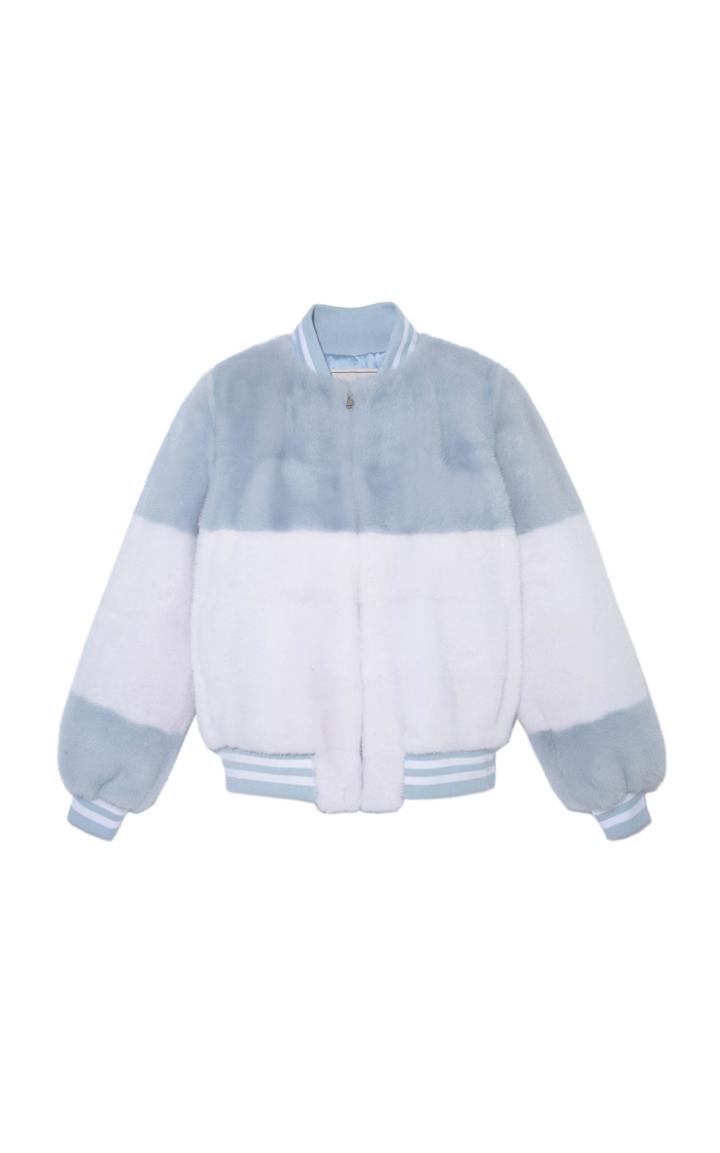 Pologeorgis The Miranda Mink Bomber Jacket