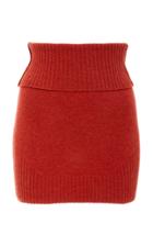 Marissa Webb Jesse Ribbed Wool Blend Mini Skirt