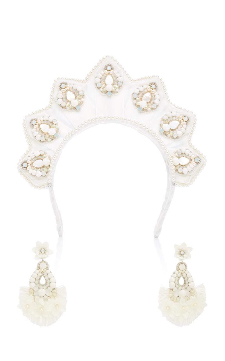 Magnetic Midnight X Ranjana Khan M'o Exclusive: Akoya Headband & Earrings Set