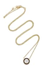 Sydney Evan Single Diamond Enamel Necklace