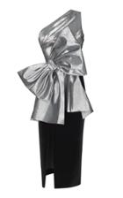 Moda Operandi Rasario Bow-embellished Lurex Gown