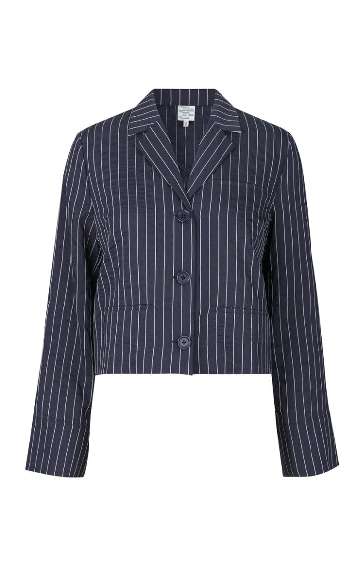 Moda Operandi Baum Und Pferdgarten Miri Pinstriped Cady Top