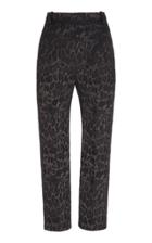 Moda Operandi Unttld Leopard Jacquard Cigarette Pants Size: 2