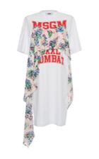Msgm Floral Sport T-shirt Dress
