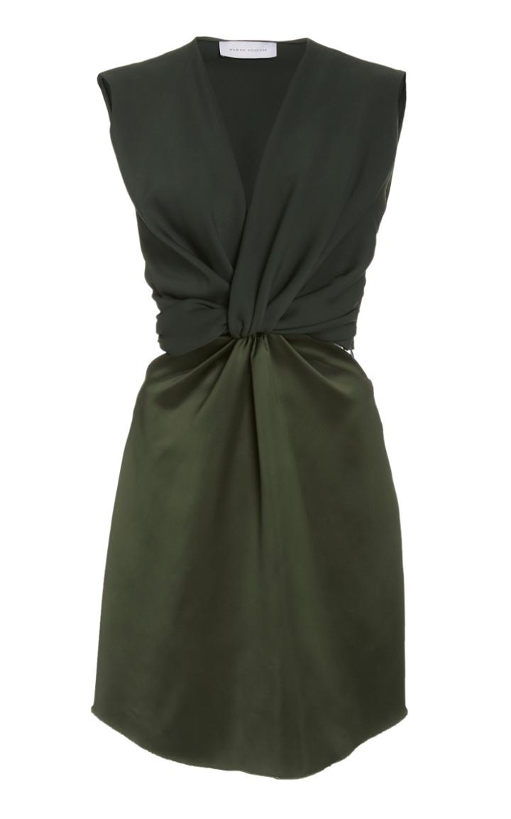 Moda Operandi Marina Moscone Gathered Satin Top