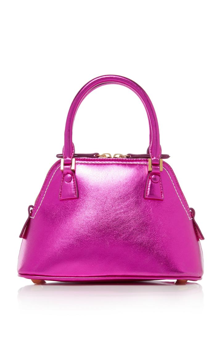 Maison Margiela 5ac Top Handle Bag In Metallic Calfskin