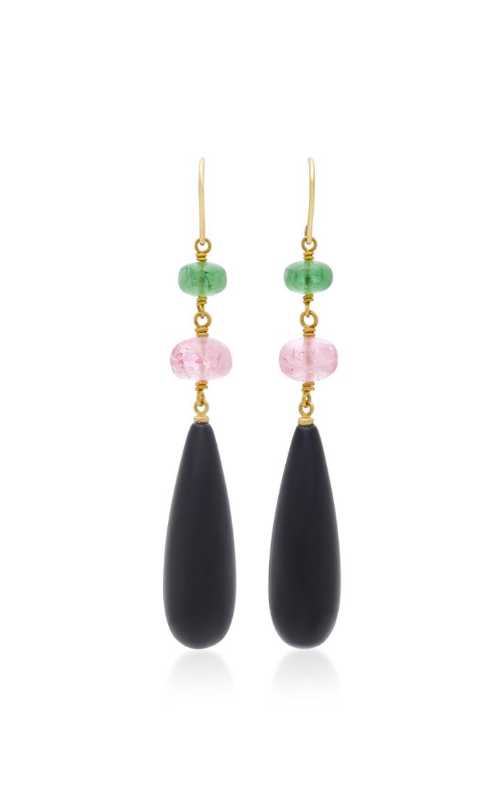 Mallary Marks Spun Sugar Tsavorite Earrings