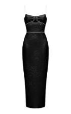 Moda Operandi Rasario Jacquard Maxi Dress With Piping