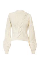 Alejandra Alonso Rojas Hand Knit Eco Cashmere-blend Patchwork Sweater