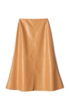 Moda Operandi Nanushka Zayra Vegan Leather Midi Skirt