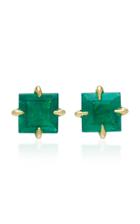Ila Vela 14k Gold And Emerald Earrings