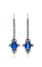 Montse Esteve 18k Gold Kyanite And Diamond Earrings