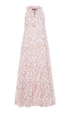 Yvonne S Cotton Voile Floral-print Maxi Dress