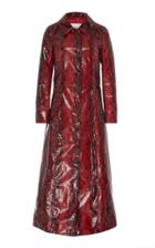 Moda Operandi Stand Studio Mia Coat Patent Faux Snake Size: 32