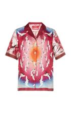Moda Operandi For Restless Sleepers Homonomia Animal-print Silk Shirt Size: M