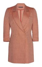 Zeynep Aray Linen Wool Blend Jacket Dress
