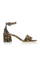 Dolce & Gabbana Leopard Faille Sandals