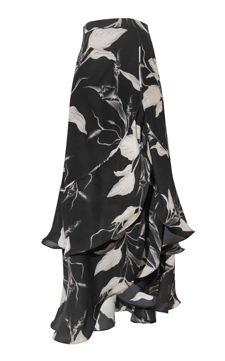 Moda Operandi Andres Otalora Caballista Printed Silk Skirt