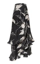 Moda Operandi Andres Otalora Caballista Printed Silk Skirt