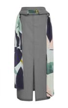 Perret Schaad Grey Egon Long Pencil Skirt