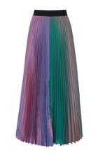 Christopher Kane Two Tone Pleated Skirt