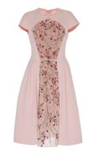 Georges Hobeika Floral Panel Dress