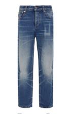 Ami Faded Cropped Jeans