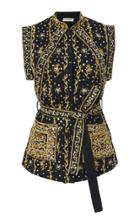 Ulla Johnson Indira Embroidered Linen-cotton Blend Vest